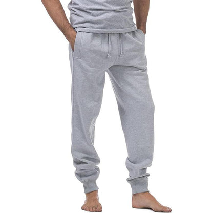 Pro Club Comfort Jogger Ankle Band Fleece Pants for Men - Medium-Weight Cotton/Polyester Blend