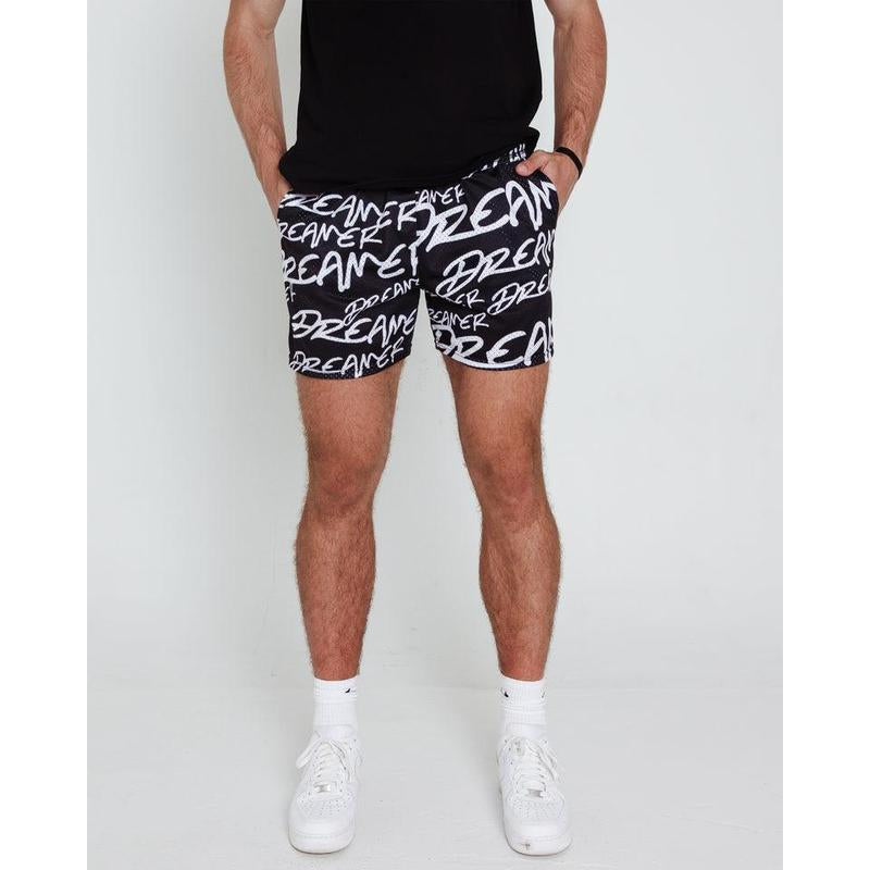 Dreamer Shorts Black - White